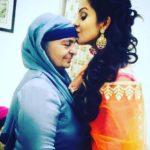 Simar with her mother