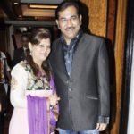 Sudesh Bhosle With His Wife
