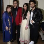 Sudesh Bhosle With His Wife, Daughter & Son