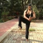 Sylendra babu doing Marshial Arts