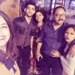 Tanishka Kapoor with her family