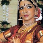 VJ Bhavana in Bharatnatyam attire