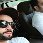 Vikas Kohli with his brother Virat Kohli