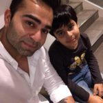 Vikas Kohli with his son Aarav
