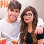 Archie Pratik with girlfriend