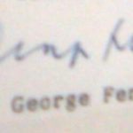 George Fernandes Signature