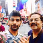 Hariharan With His Son Karan Hariharan