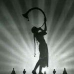 Logo of Prabhat film Company