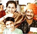 Milind Gunaji Wife and Son