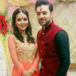 Mohit with his fiancee Mansi Srivastava