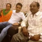 Mubeen Saudagar with parents