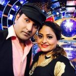 Mubeen Saudagar with wife