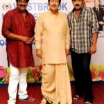 Raghu Babu with his father and brother