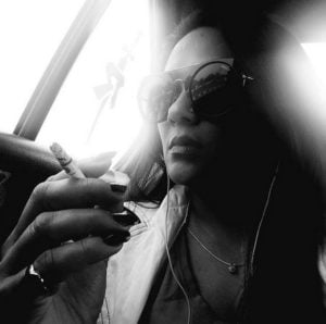 Rupanjana Mitra smoking