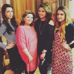 Sarish Khan with her mother and sisters