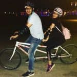 Shreeradhe with her brother Shreedhar