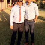 Shubman Gill with his father Lakhwinder Singh Gill