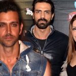 Suzanne Khan, Arjun Rampal and Hrithik Roshan