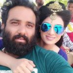 Tia Gandwani with husband