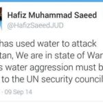 Tweet Of Hafiz Saeed
