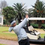 Vernon Philander playing golf