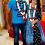 Vinnod Prabhakar with his wife Nisha