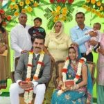 Ajay Kumar Nain with his parents, brother, sister-in-law, sister and wife
