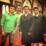 Ajay Kumar Nain with the cast of Adaalat