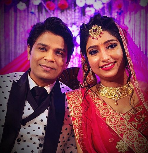 Ankit Tiwari with Pallavi Shukla