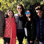 Anukriti Gusain with her family