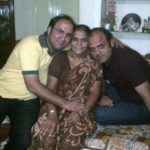Deepak Pareek with his Mother and Brother