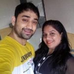 Dheeraj Miglani with his wife