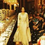Lakshmi Manchu walking on the ramp