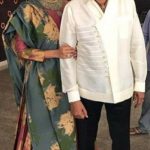 Lakshmi Manchu with father Mohan Babu