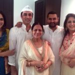 Nikhat Khan with her mother and siblings