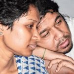 Papon with his sister Kingkini Mahanta
