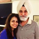 Perneet Chauhan with her father