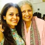 Perneet Chauhan with her mother