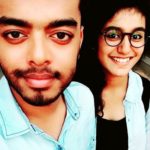 Priya Prakash Varrier with Hrishikesh Saji