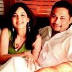 Sampada Vaze with her husband
