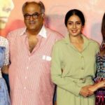 Sridevi with her Husband and Daughters
