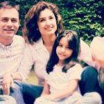 Vikrant Chibber with his wife and children