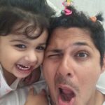Vishal Malhotra with his daughter