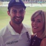 Mark Wood's girlfriend  Sarah Lonsdale