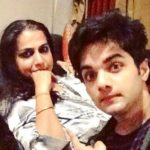 Aakarshan Singh with his mother