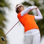 Angie Watson playing golf