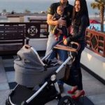 Celina Jaitly with her husband and son Arthur