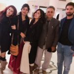 Charu Asopa with her parents, brother and sister