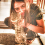 Dolly Sharma cat lover