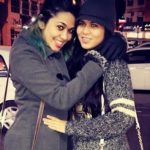 Firoza Khan with her sister